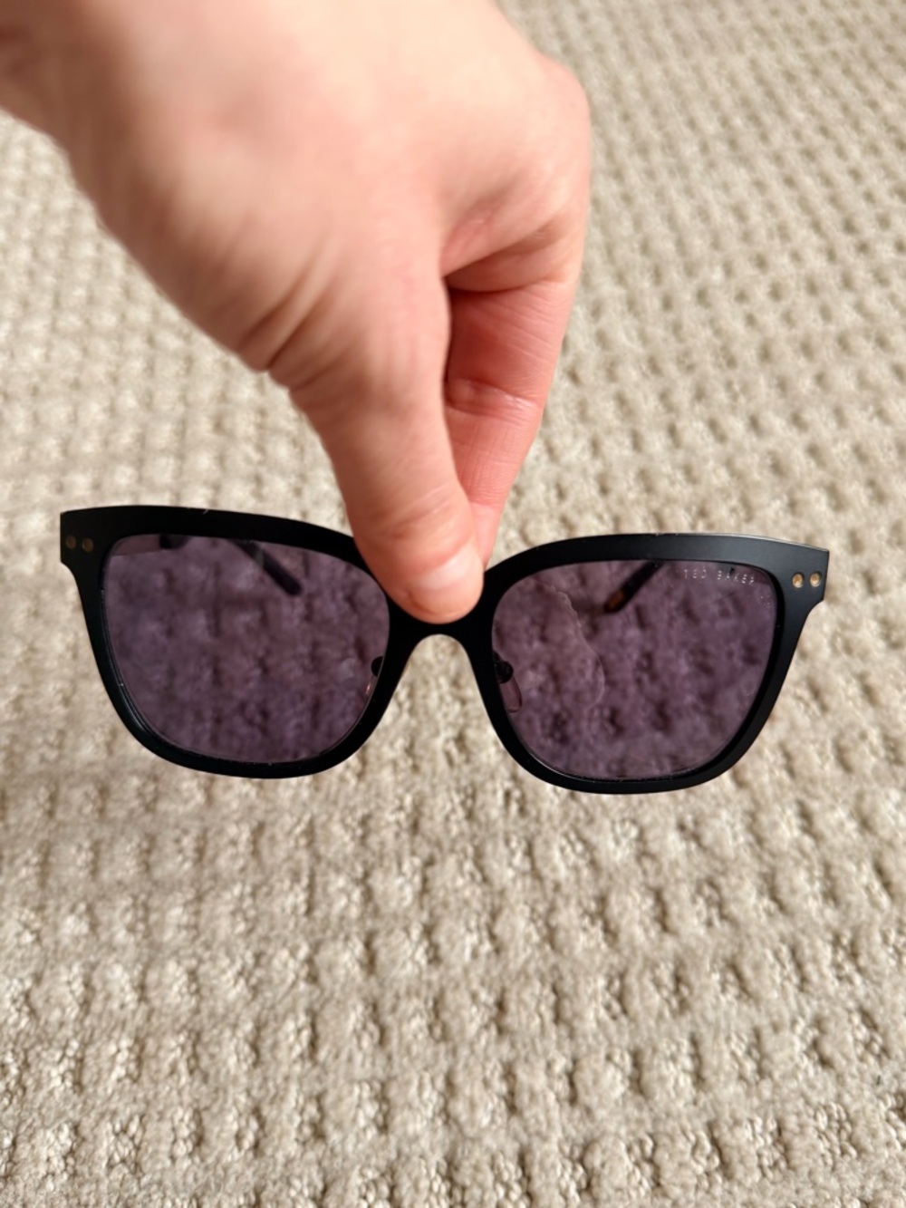 Ted Baker Sunglasses B652, 53mm, Black Metal Frames - Picture 4 of 9